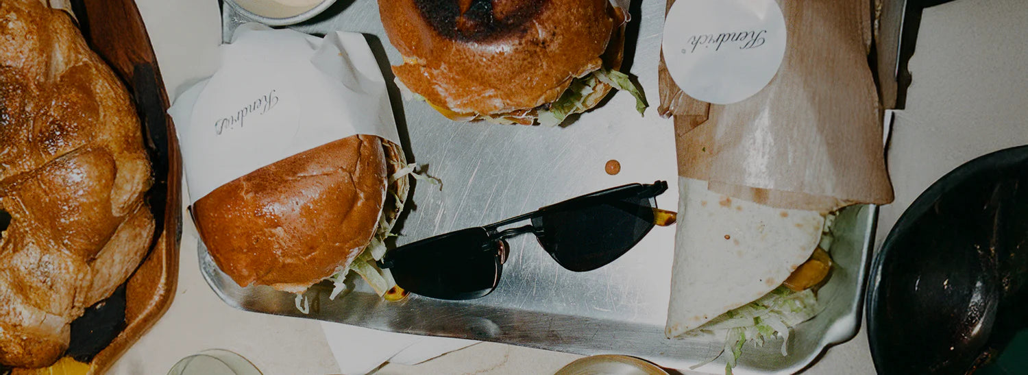 Sunglasses in the middle of the street life
